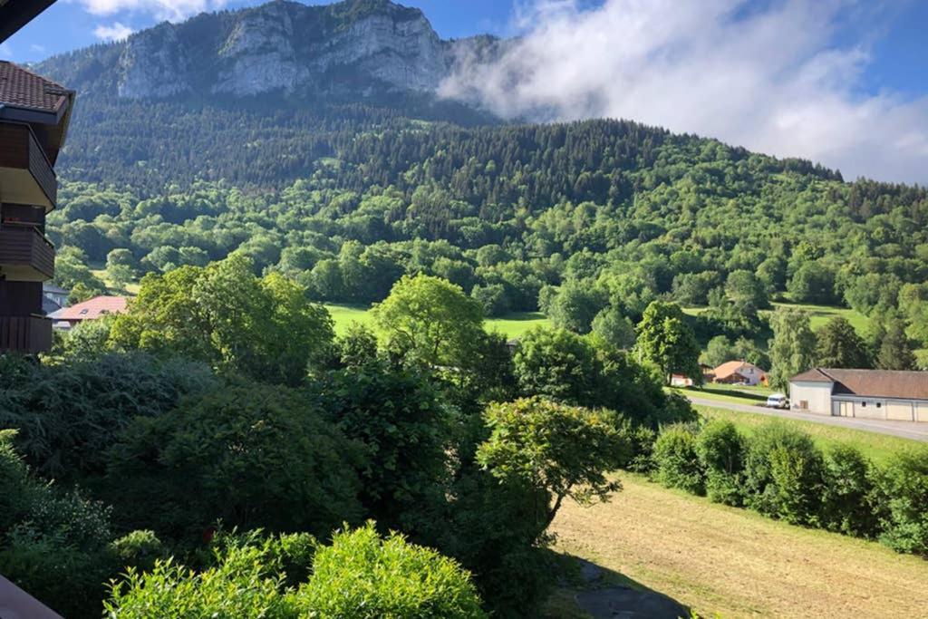 Studio Agreable Et Cosy Avec Vue Sur Les Memises Thollon-les-Memises エクステリア 写真